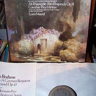 Brahms -Ein deutsches Requiem (Cotrubas, Prey, Milton, Maazel) 2 Lp Box CBS n. mint !