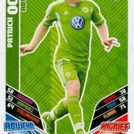 MATCH ATTAX Patrick Ochs VfL Wolfsburg 11-12 TOPPS CARD Germania Enkheim Germany