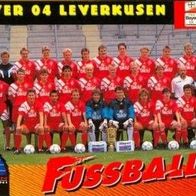Panini CARD 94 Mannschaft Team TSV Bayer 04 Leverkusen Deutschland 93-94 ACTION