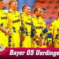 Panini CARD 95 Team FC Bayer 05 Uerdingen 94-95 KFC Krefeld Mannschaft Germany