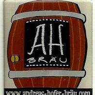 Gel-Aufkleber Brauerei AH-Bräu Franzensfeste Italien