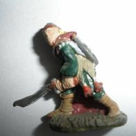 Zinnfigur Elf mit Schwert, bemalt