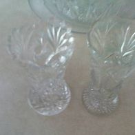 Blumenvase aus kristalglas