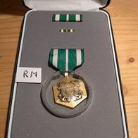 US Orden Komplettset Coast Guard Commendation Medal