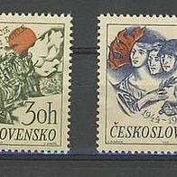 Tschechoslowakei 1969 Mi.1890 - 1891 kompl. gest.