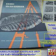 Bergbau * Lehrbuch * Geologie für d. Bergmann * 1. Auflage1957