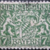 Dienstmarke - Bayern - 1916 - Michel Nr. 25 a - gestempelt