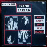 12"FRANK FARIAN · Rikki Don´t Lose That Number (RAR 1994)