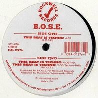 Maxi BOSE B.O.S.E. - This beat is techno (US-Import)