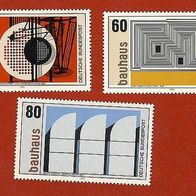 Bund 1983 Bauhaus Mi.1164 - 1166 kompl. Postfrisch
