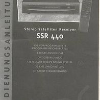 Saba Stereo Sat-Reciever SSR 440 Bedienungsanleitung