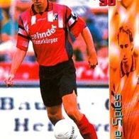 Panini CARD 96 Uwe Spies SC Freiburg 95-96 SSV Ulm 1946 MSV Duisburg VfR Aalen