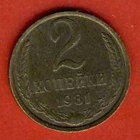 Rußland 2 Kopeken 1981