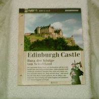 Edinburgh Castle (Burg)(GB) - Infokarte über