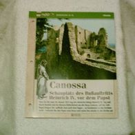 Canossa (Burgruine)(I) - Infokarte über