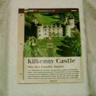 Kilkenny Castle (Burgschloss)(IR) - Infokarte über