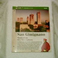 San Gimignano (Burgstadt)(I) - Infokarte über