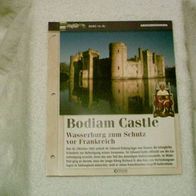 Bodiam Castle (Burg)(GB) - Infokarte über