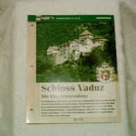 Schloss Vaduz (Burgschloss)(Liech) - Infokarte über