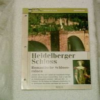Heidelberger Schloss (Schloss)(D) - Infokarte über