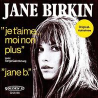 Jane Birkin - Je t´aime moi non plus -7"- Golden 12 (D)