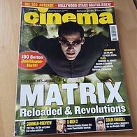 Cinema Nr.5/2003 MATRIX Reloaded & Revolutions