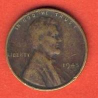 USA 1 Cent 1945 S.
