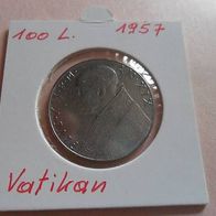 Vatikan 100 Lire 1957