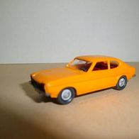 Wiking-Modell für Spur HO, Pkw Ford Capri orange, Rarit