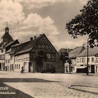 Treuenbritzen Großstr. mit Hakenbuden 1959 gelaufenaus Nachlass -al-