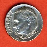 USA 1 Dime 1977