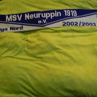 Schal Fanschal MSV Neuruppin Motiv 1 Neu Jacquard