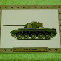 A34 Comet (1944 - Großbritannien) - Infokarte über