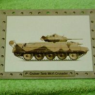 Cruiser Tank Mk VI Crusader (1941 - Großbritannien) - Infokarte über