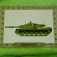 Kampfpanzer 70 (1967 - Deutschland) - Infokarte über