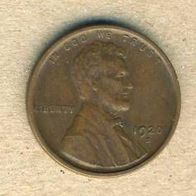 USA 1 Cent 1920 S