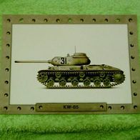 KW - 85 (1943 - Russland) - Infokarte über
