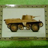 Landsverk 30 (1931 - Schweden) - Infokarte über