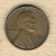 USA 1 Cent 1929 S