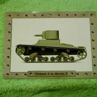 Vickers 6 to Model B (1931 - Großbritannien) - Infokarte über