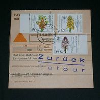 Bund, Postkarte mit Nachnahme