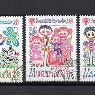 ro 6377 Ungarn Mi. Nr. 3335-37 o