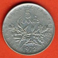 Frankreich 5 Francs 1972