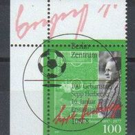 Bund 1896 ER ol (Sepp Herberger) ET-Stempel Berlin