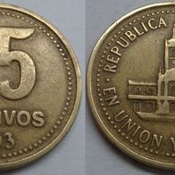 Argentinien 25 Centavos 1993 ## Kof7