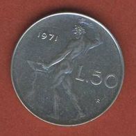 Italien 50 Lire 1971