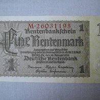 1 Rentenmark 1937 bankfrisch