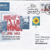 Deutschland Ganzsache 50 Jahre Volksaufstand - 2003 (1211)