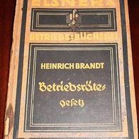 Heinrich Brandt: Betriebsrätegesetz