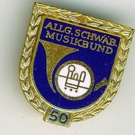 Allg. Schwäbischer Musikbund 50 Jahre Anstecknadel :